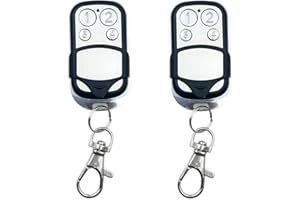 JUMOOZI Universal Garagentor Fernbedienung Für Normstahl/Crawford, Handsender Ersatz 433.92MHz (Silber. 2 Artikel)