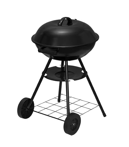 Barbecue Charbon LANDMANN Rond 27cm - Mobile Pour 2-3 Personnes