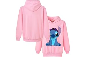 XPIALONG Unisex Kids Hoodies Blue Cat Printing Jumper Boy Girl Long Sleeve Hooded Top