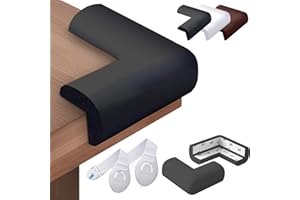 Happy Chlea 20 x Coin de Table Protection Bébé en Caoutchouc avec Technologie Active Foam, Protection Angle Mueble + 2 Bloc Tiroir, Securite Bébé Idéal pour Lits, Tables, Meubles, Angles