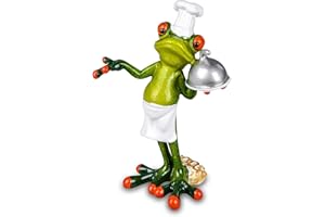 formano Zabawna figurka żaby kucharza Poly 17 cm