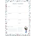 INNAXA Weekly Planner 50 Undated Tear-Off Sheets, Color Bands Calendar and Organizer to Track Productivity, Goals, Tasks, Notes, to Do Lists - Keeps You Organized, On Schedule