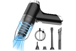 ‎OBEST OBEST Electric Dust Blower, 44000 RPM Mini Vacuum Cleaner, 3-in-1 Handheld Vacuum Cleaner Battery, Keyboard Cleaning for Laptop, PC, Graphics Card, Electronics, Sofa, Car Accessories, Interior