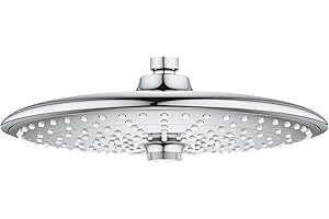 GROHE Vitalio joy 260 – słuchawka prysznicowa (oszczędzająca wodę, 3 rodzaje strumienia, system zapobiegający osadzaniu się kamienia), chrom, 26462000