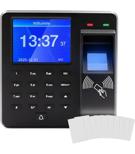 HDWR TimeLok-300NWEPBI, Zeiterfassungsgerät, LAN, Zusatzakku, Wiegand-IC, Verifizierung durch Fingerabdruck, RFID-Karte/Schlüsselanhänger, 125 kHz und 13,56 MHz Technologie, bis zu 1000 Mitarbeiter HDWR TimeLok-300NWEPBI, Zeiterfassungsgerät, LAN, Zusatzakku, Wiegand-IC, Verifizierung durch Fingerabdruck, RFID-Karte/Schlüsselanhänger, 125 kHz und 13,56 MHz Technologie, bis zu 1000 Mitarbeiter