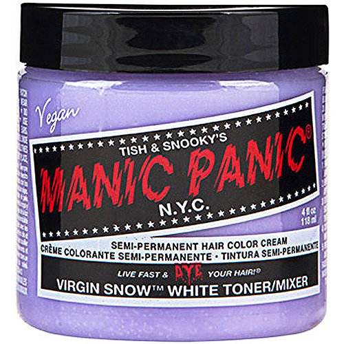 Manic Panic Semi Permanent Hair Dye Colour Cream - Virgin SnowTM 118ml