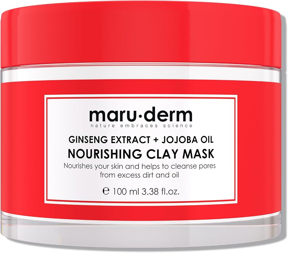 Maru.Derm Ginseng Özü + Jojoba Yağı Besleyici Maske 100 ml