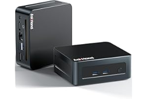 AskHand Mini PC AMD Ryzen7 5800H (8C/16T, fino a 4,4 GHz) 16GB DDR4-3200M RAM 512GB PCIe SSD Windows 11 Pro, Ufficio Micro Desktop PC Supporto 4K Triplo Display
