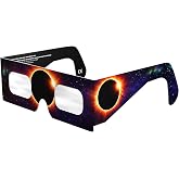 Solar Eclipse Glasses ISO 12312-2 CE EPI Homologated | Lenses for Solar Eclipse | Recognized European Manufacturer AAS | Tota
