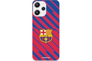 LA CASA DE LAS CARCASAS Coque pour Xiaomi Redmi 12 du FC Barcelone Barça, écusson tansparent pour protéger votre téléphone portable. Coque en silicone souple sous licence officielle FC Barcelone