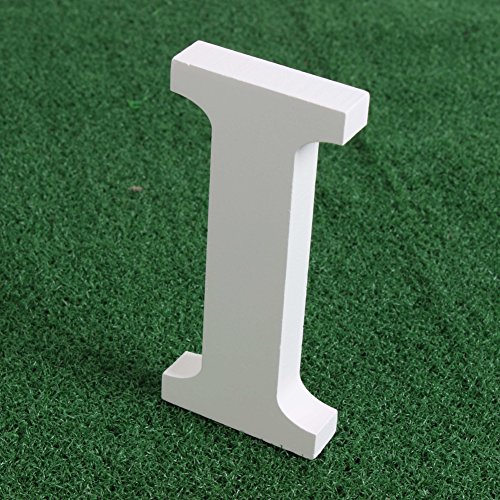 Wishwin White Large Wooden Letters 5.9" A-Z