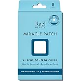 Rael Miracle Extra Large Grain Patches (Pack of 8) | Korean Skincare, For Face Back and Body, Hydrocolloid, Pimple Patches, V