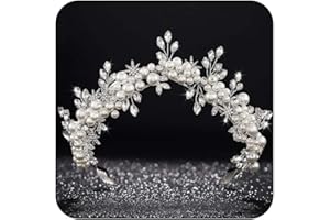 Reaky Star – diadèmes et couronnes de mariage en argent, bandeaux de mariée en perles, accessoires de cheveux de mariée en strass pour femmes