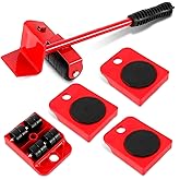 CucinaPro Furniture Lifter and Mover Tool Set, Wheels for Heavy Furniture, Heavy Duty Furniture Mover Rollers, Bed Lifter Too