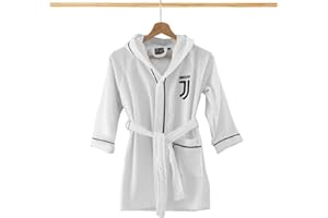 FC JUVENTUS Accappatoio MICROSPUGNA Bambino Nuovo Logo (12/14)