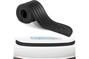 POSYLANE Self-Adhesive Car Rear Bumper Protector, Black Anti-Scratch Rubber Strip for SUV Pickup Truck Automobile Bumper Threshold Protection, Universal Size 35.4*2.95 In with Wear-Resistant Anti-Slip Design