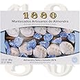 1880 - Mantecados Artesanos de Almendras, Calidad Suprema, Típico Dulce Navideño, Receta Artesanal, Envasado en Seda, 300 gra