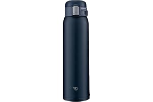 Zojirushi (ZOJIRUSHI) vattenflaska direkt dricka [One-Touch Open] rostfritt mugg 600 ml marinblå SM-SF60-AD