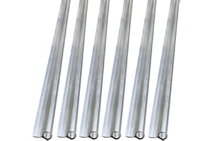 JUTTAUTO 6Pcs Awning Rail C Channel 6X60cm Motorhome Aluminum Awning Channel Strips for T4 T5 T6 Campervan, Caravan, Camping Tent Equipment Awnings Accessories