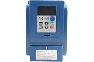 GAROSA Inverter a Frequenza Variabile 380V 4KW Trifase, VFD Inverter con Display Digitale per Fresatrice CNC, Alta Dissipazione Calore, Modello Impermeabile