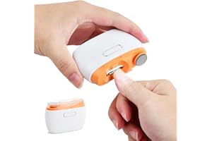 Focenat Cortauñas Electrico, Cortador Eléctrico de Uñas, Recortadora de Uñas, cortaúñas automático, Recargable, Cortador de Uñas Automático Profesional con 2 Velocidades para Niños/Adultos/Ancianos