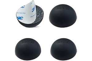 Sound Addicted Subble 1.8'' (4 Pack) Silicone Feet Isolation for Amplifiers, Decks or Any Other Audio Equipment, Non-Skid Hemisphere with Adhesive (Sustain up to 45lb) | Subble