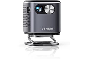 Mini Vidéoprojecteur DLP, Android 11.0 Ultra Courte Focale Vidéoprojecteur Rechargeable Portable WiMiUS Projecteur WiFi6 Bluetooth 1080P Full HD Supporté Auto Keystone,Zoom 50% pour Home/Extérieur/PS5