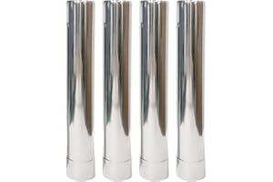 OTOfire Stove Pipe Set Chimney Pipe, Straight Chimney and Elbow Pipe 2 Pcs