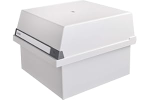 HAN 954-11 - Contenitore per archivio, capacità: 1.300 schede circa, formato A4 orizzontale, 320 x 250 x 360 mm, colore: grigio chiaro