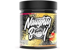Naughty Boy Menace Pre-Workout Powder Containing Citrulline, Beta Alanine & High Caffeine, Energy & Focus for Men & Women - 420g/30 Servings (Sour Gummy Bear)