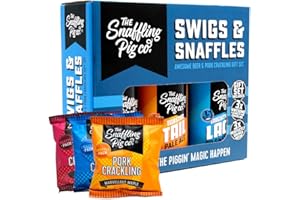 Swigs & Snaffles - The Snaffling Pig Co. - Awesome Beer & Pork Crackling Gift Set