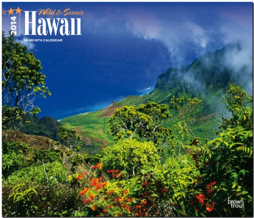 Hawaii 2014 - Wild & Scenic: Original BrownTrout-Kalender - Deluxe [Mehrsprachig] [Kalender]