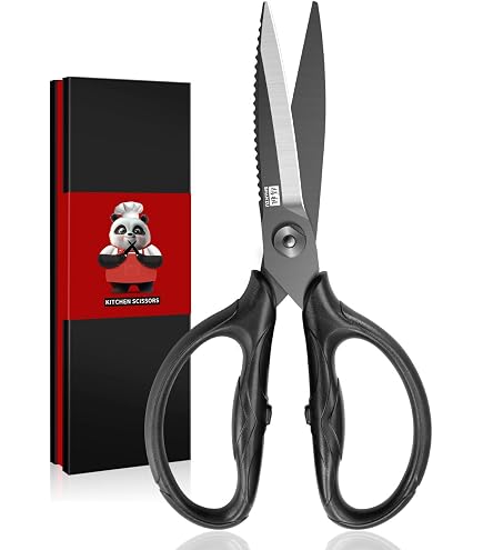 CUTCO Modell 77 Super Schere – Hochwertiger Edelstahl, Rote Griffe, Zerlegbar | Made In USA, Lebenslange Garantie