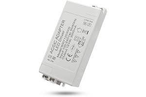 I-SHUNFA Transformateur LED 12V 36W,LED driver,230V à 12V DC Transfo LED de commutation basse tension,pas de scintillement LED,alimentation à tension constante pour les éclairages LED pour G4, MR11, MR16