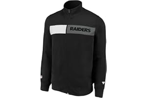 Fanatics NFL Las Vegas Raiders Iconic Past Present Track Jacket - Chaqueta de entrenamiento