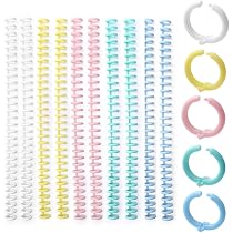 10 Peignes De Reliure Plastique 12mm - 30 Trous - Pour Relier Documents A4/A5 - Spirale Plastique