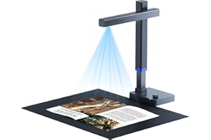 ‎CZUR CZUR Shine Ultra Pro 24 MP Tragbarer Dokumentenkamera Faltbarer Dokumentenscanner A3 Buchscanner OCR Scanner Visualizer mit Fülllicht für Home-Office Online-Lehre Windows & macOS Verfügbar