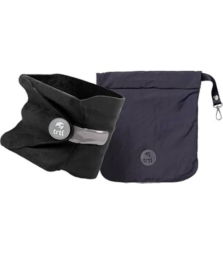 Cabeau Air TNE Evolution Cuscino Da Viaggio Gonfiabile - Con Sottogola Regolabile, Nucleo A Soffio Singolo, Custodia Compatta, Blu - 2