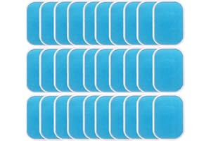 USTNIR EMS Gel Pad, 30PCS EMS Gel Pad pour Ceinture de Abdominale Coussin de Gel, Patch Electrostimulation Abs Électrodes Replacement de Feuille Gel, pour ABS EMS Formateur Machine Stimulateur