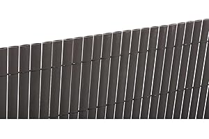 CATRAL CAÑIZO PVC Doble Cara 20 MM Antracita 1,5X3 M