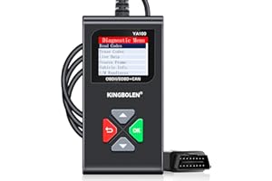 KINGBOLEN YA100 OBD2 Scanner, OBD2 Diagnostic Français Lecteurs pour Lire et Effacer Les Codes de Voyant Moteur Code Erreur Outil Diagnostic Auto de OBD2/EOBD avec Test EVAP et Capteur O2…