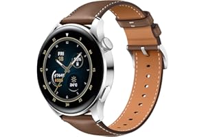 HUAWEI Watch 3 3,63 cm (1.43") 46 mm AMOLED 4G Marron/Acier Inoxydable GPS (Satellite)