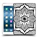 Produktbild Head Case Designs Offizielle Peter Barreda Osiori Scwharz Weiss Mandala Ruckseite Hülle für iPad Air (2013)