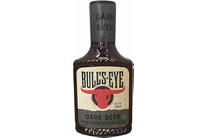 GÉNÉRIQUE Sauce barbecue BBQ Bull's Eye - Origine Allemagne - Saveur bière noire délicieuse pour rehausser vos grillades 315g 300ml - Dark Beer