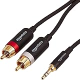 Amazon Basics PBH-19823 15ft 3.5mm Jack to 2x RCA Male Audio Cable