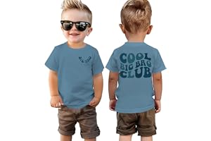 Big Brother-skjorta Cool Big Bro Club t-shirt pojkar rolig syskon, t-shirt med tryck, babykläder, sommar, kortärmade toppar