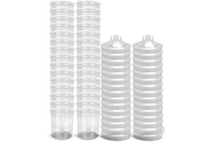 WOOLUCK® 30 inserti per tazze, 30 coperchi, per tazza paint mix