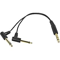 Cavo Audio 6,35 Mm Angolo Retto - Per Chitarra, Amplificatori, Mixer - Foto 6