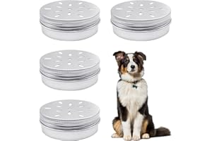 JTMKYO 4 Dog Scent Tins, Puppy Scent Training Box, Aluminum Scent Tins, Scent Training Tools, Agility Training Equipment For Puppy Scent Training.