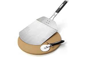 Cuisinart CPS-445, 3-częściowy zestaw do grillowania do pizzy ze stali nierdzewnej